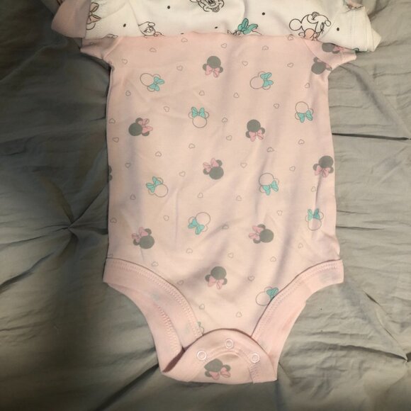 DISNEY BABY 3 PCS ONESIES / For 0-3M / Brand New, Never Worn - Picture 3 of 3